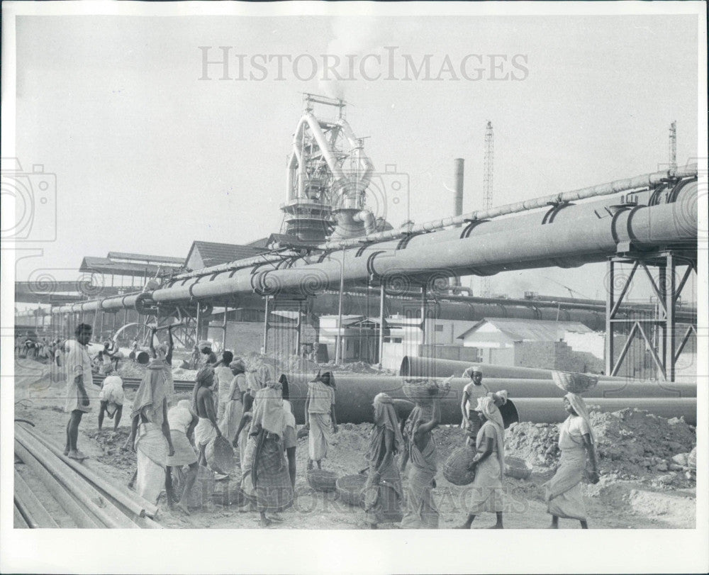 1960 Germany Blast Furnance Rourkela Press Photo - Historic Images