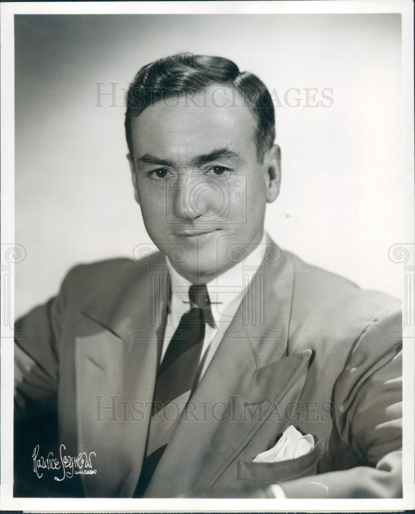 1947 News Commentator James Hurlbut Press Photo - Historic Images