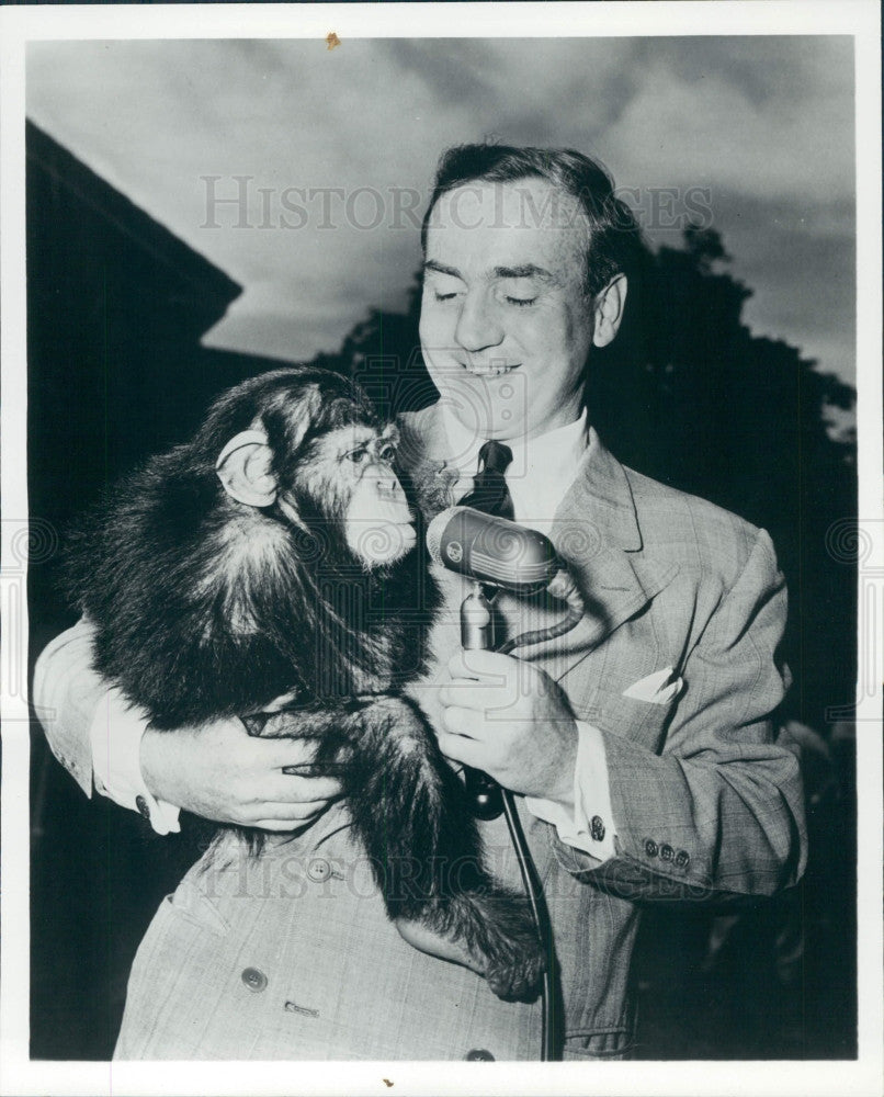 1950 News Commentator James Hurlbut Press Photo - Historic Images