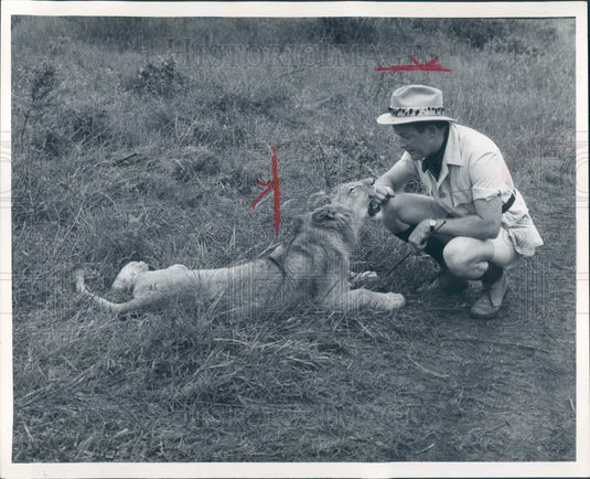 1965 Detroit Don Hunt Bwana Don Animal Kingdom Photo - Historic Images