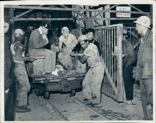 1937 Detroit Jefferson Ave Sewer Explosion Press Photo - Historic Images