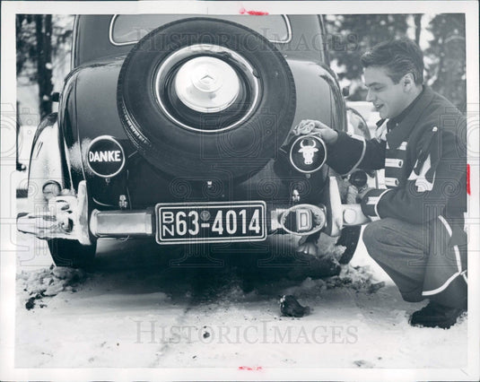 1953 Germany Actor Joachim Brennecke Press Photo - Historic Images