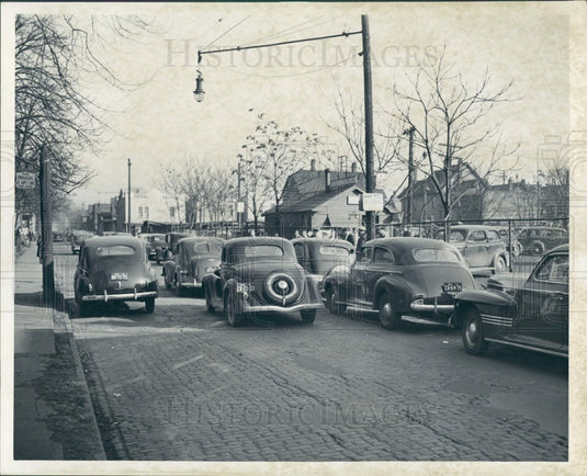1941 Detroit Police Pound Drivers Test Press Photo - Historic Images
