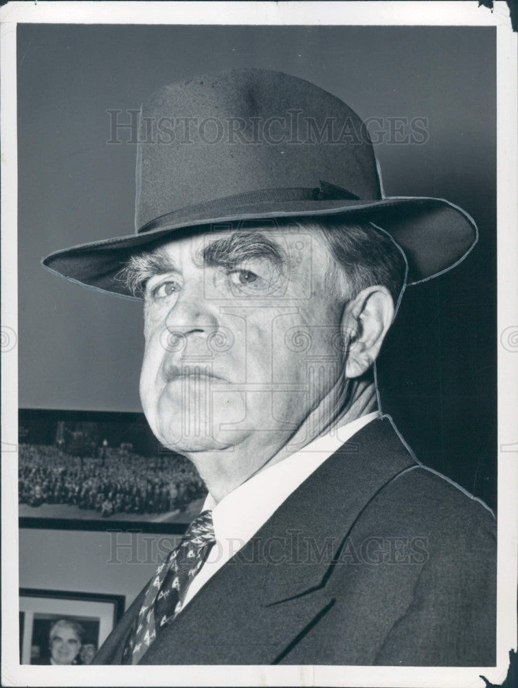 1948 Labor Leader John L Lewis UMW Press Photo - Historic Images