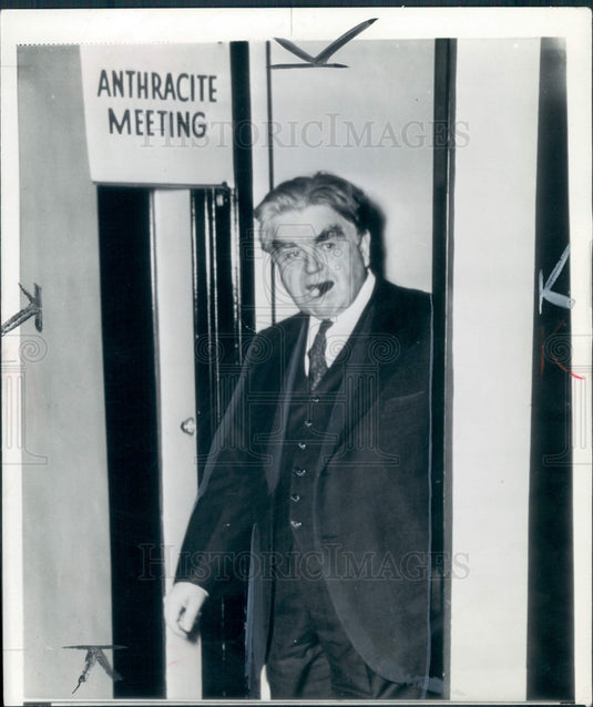 1943 Labor Leader John L Lewis UMW Press Photo - Historic Images