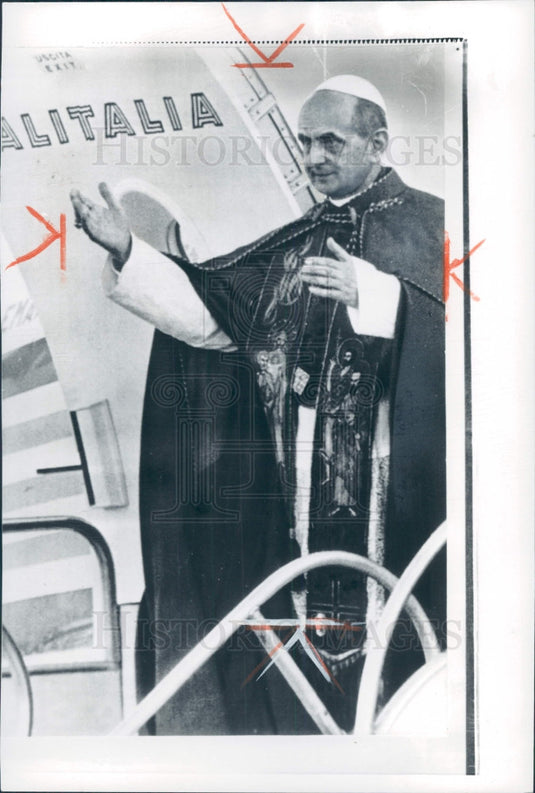 1964 Pope Paul VI Press Photo - Historic Images