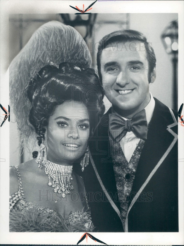 1970 Actors Barbara McNair &amp; Jim Nabors Press Photo - Historic Images