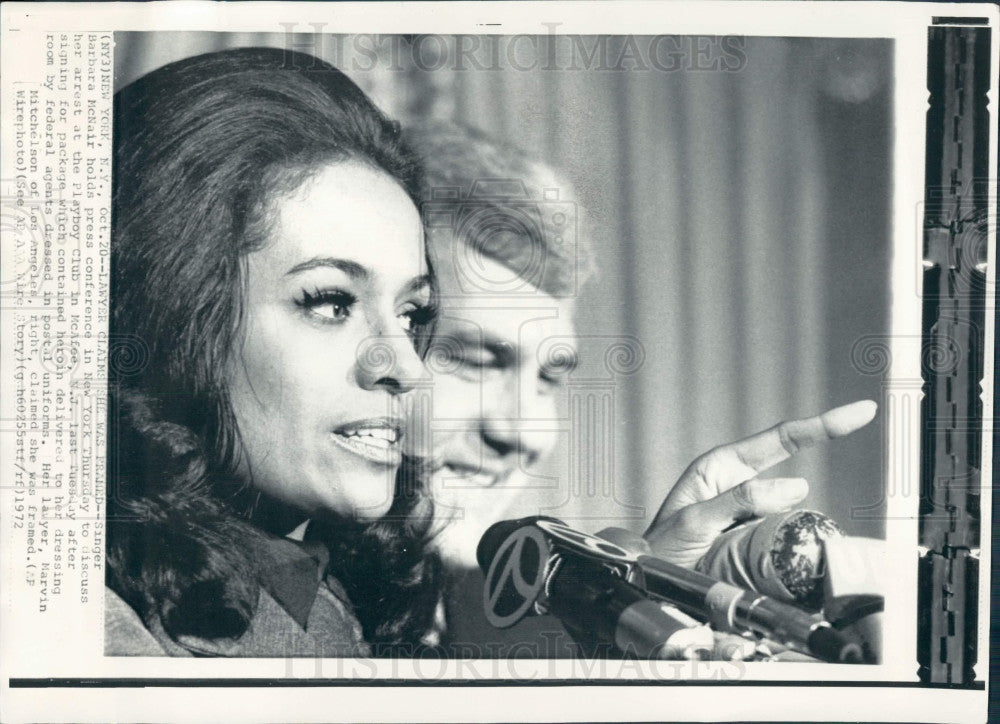 1972 Singer Barbara McNair Press Photo - Historic Images