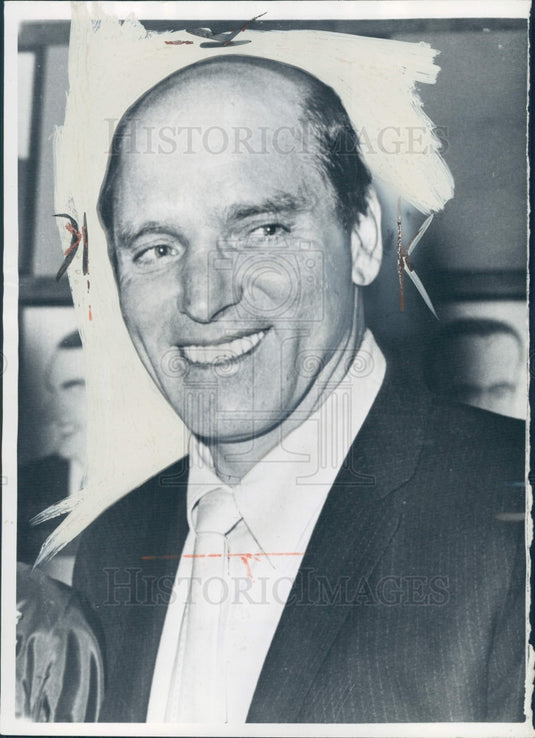 1961 Actor Burt Lancaster Press Photo - Historic Images