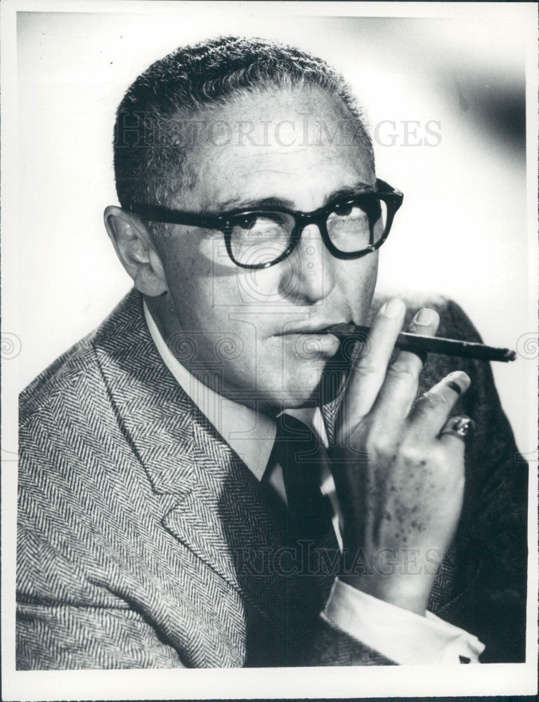 1967 Actor Sheldon Leonard Press Photo - Historic Images