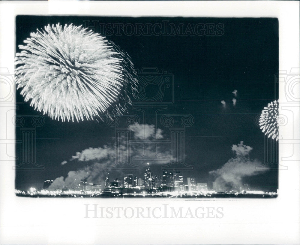 1974 Detroit Freedom Festival Press Photo - Historic Images