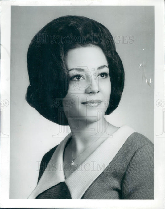 1966 Detroit Beauty Marina Pombar Press Photo - Historic Images