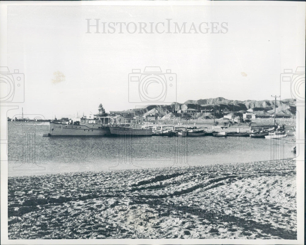 1959 Israel Frontier Town Elath Press Photo - Historic Images