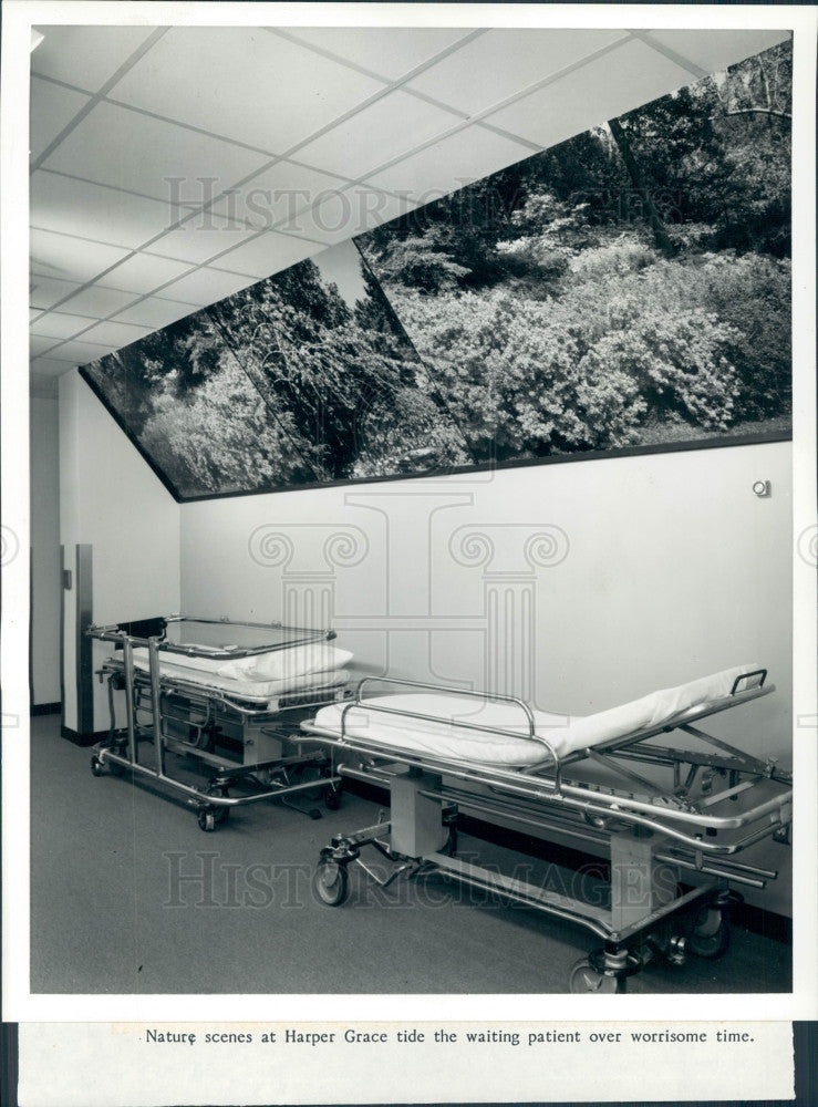 1984 Detroit Harper Grace Hospital Press Photo - Historic Images