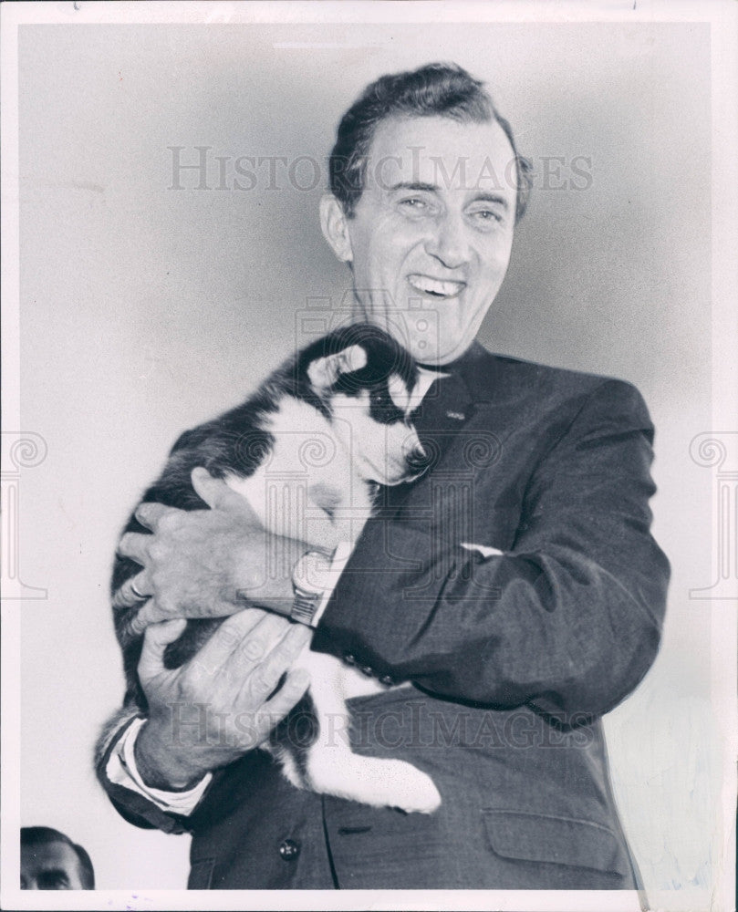 1968 Maine Senator Edmund Muskie Press Photo - Historic Images