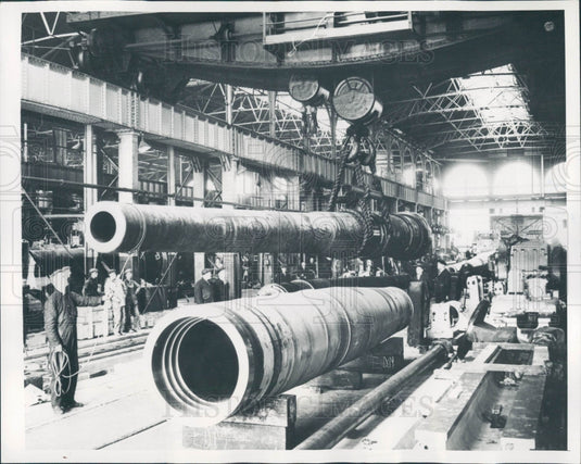 1938 British Armaments Factory Press Photo - Historic Images