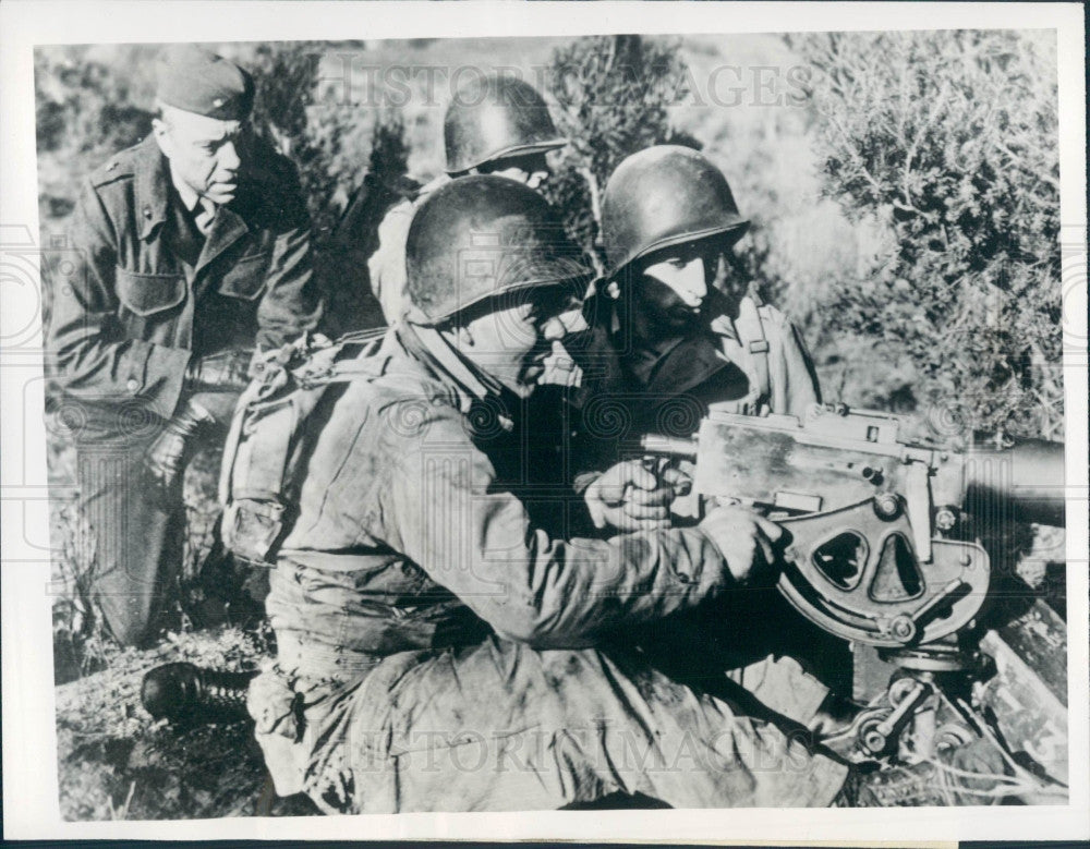 1943 South Pacific US Marines Maneuvers Press Photo - Historic Images