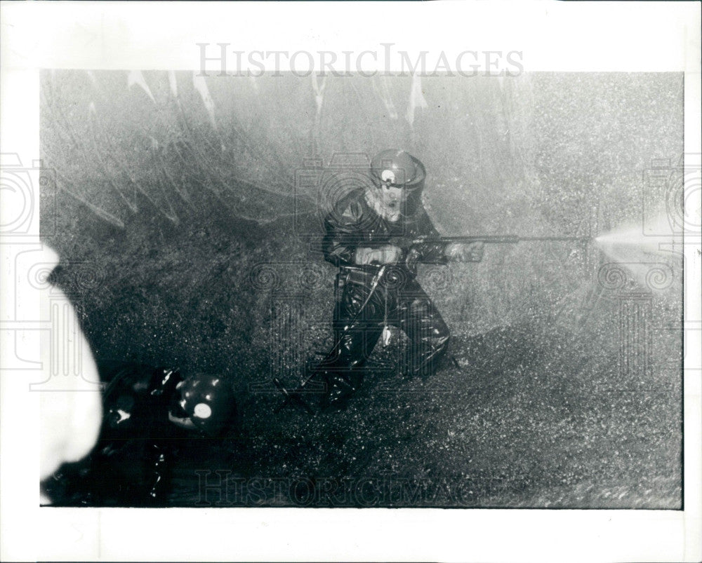 1990 Monroe MI Pumphouse Zebra Mussels Press Photo - Historic Images