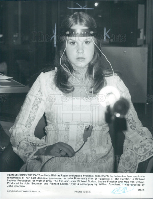 1977 Actress Linda Blair Press Photo - Historic Images