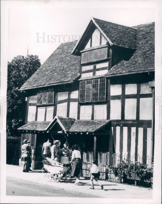 1959 England Shakespeare's Birthplace Press Photo - Historic Images