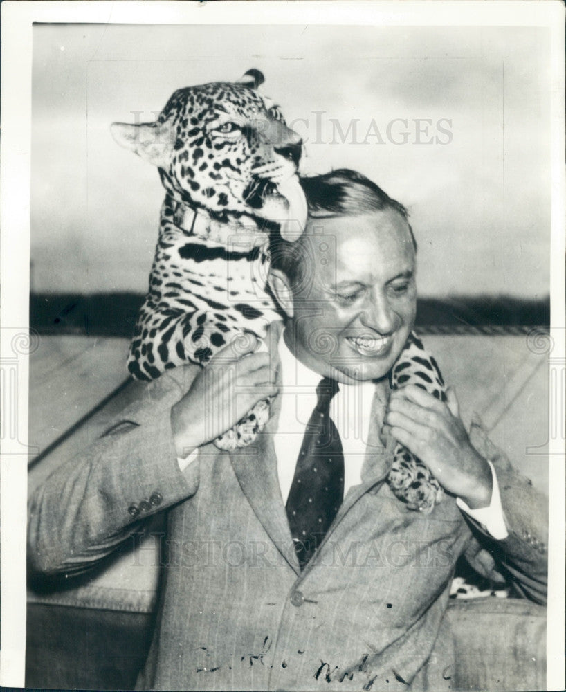 1938 Detroit Lecturer James Pond Press Photo - Historic Images