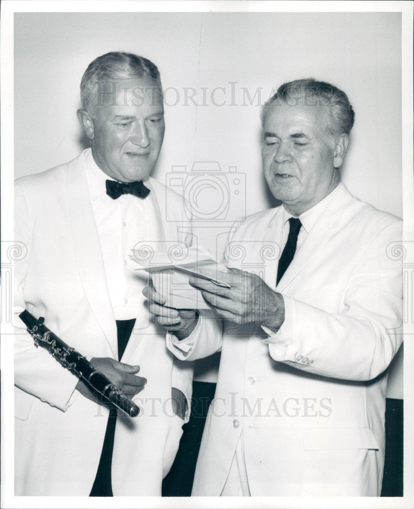 1961 Detroit Symphony Valter Poole Press Photo - Historic Images