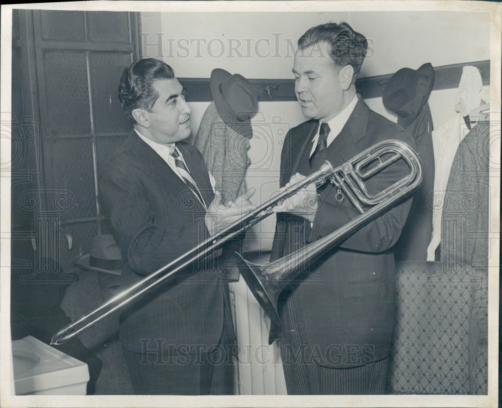 1945 Detroit Symphony Valter Poole Press Photo - Historic Images