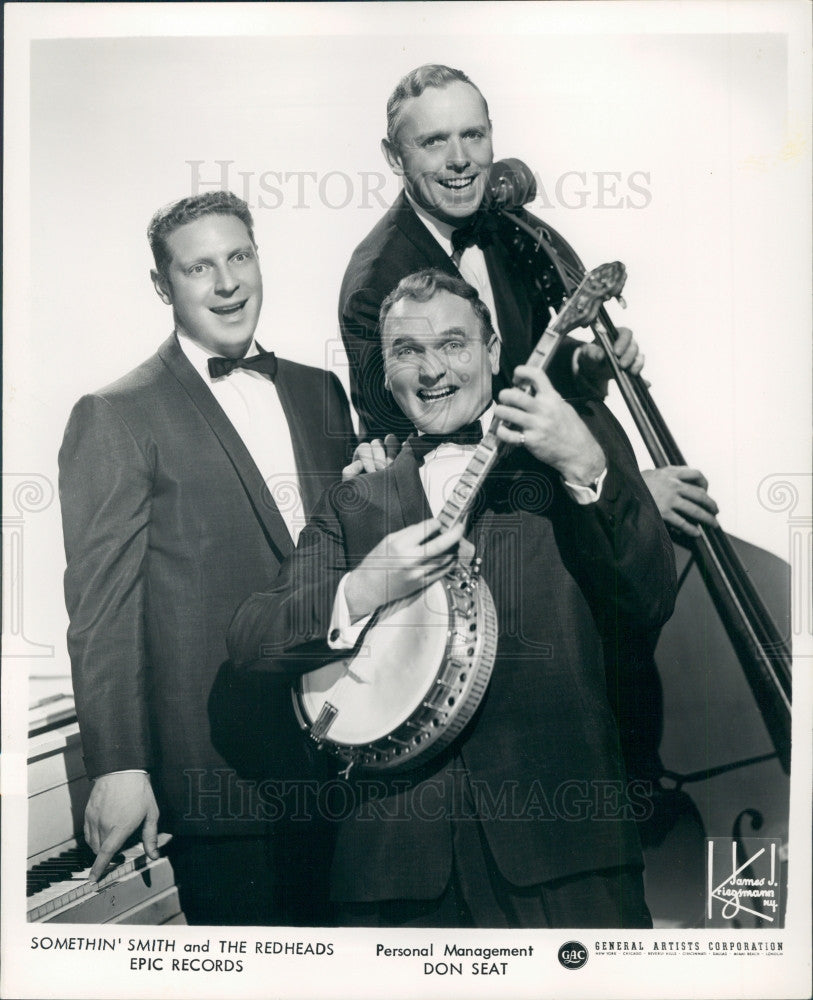 1961 Somethin&#39; Smith and the Redheads Press Photo - Historic Images