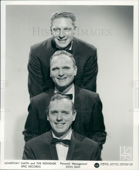 1960 Somethin' Smith and the Redheads Press Photo - Historic Images