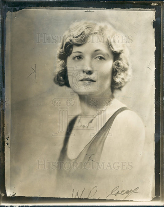 1930 Actress Lee Smith Press Photo - Historic Images