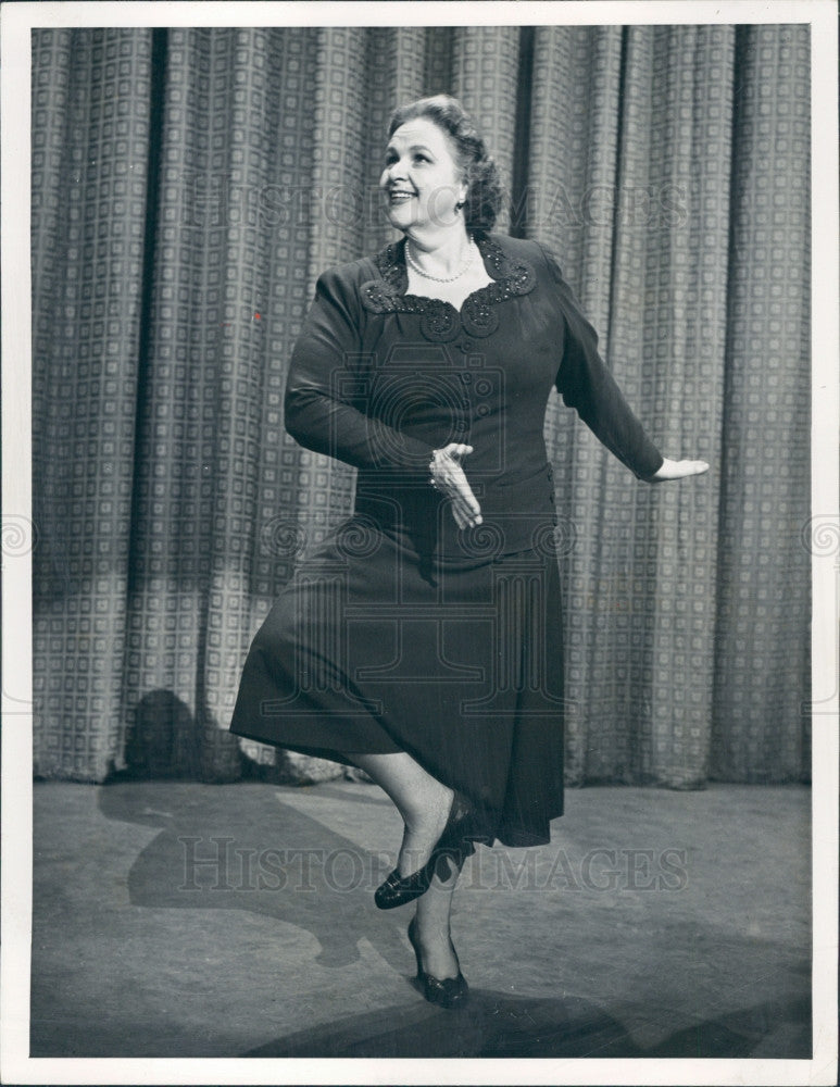 1957 Singer Kate Smith Press Photo - Historic Images