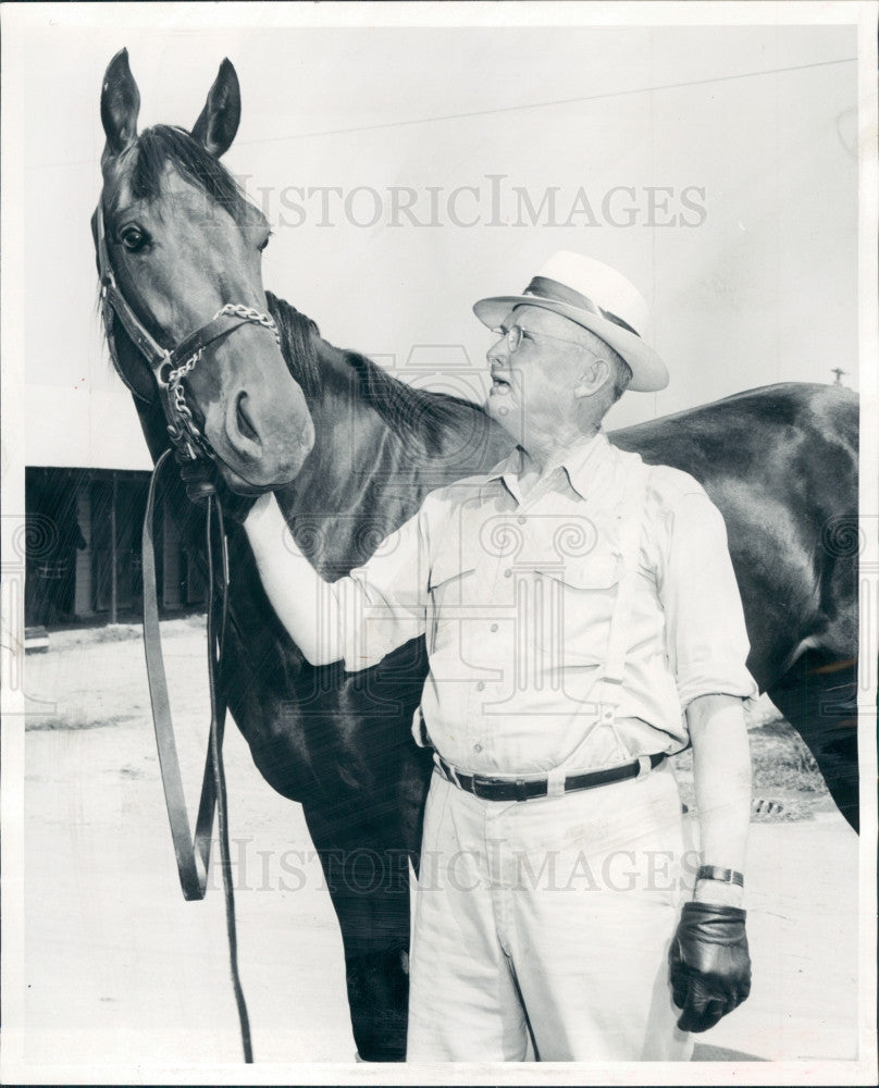 1960 MI Horseman Earl B. Smith Press Photo - Historic Images