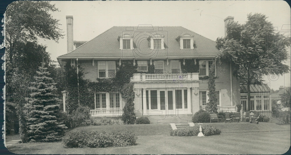 1927 Detroit Luella Hannan Memorial Home Press Photo - Historic Images