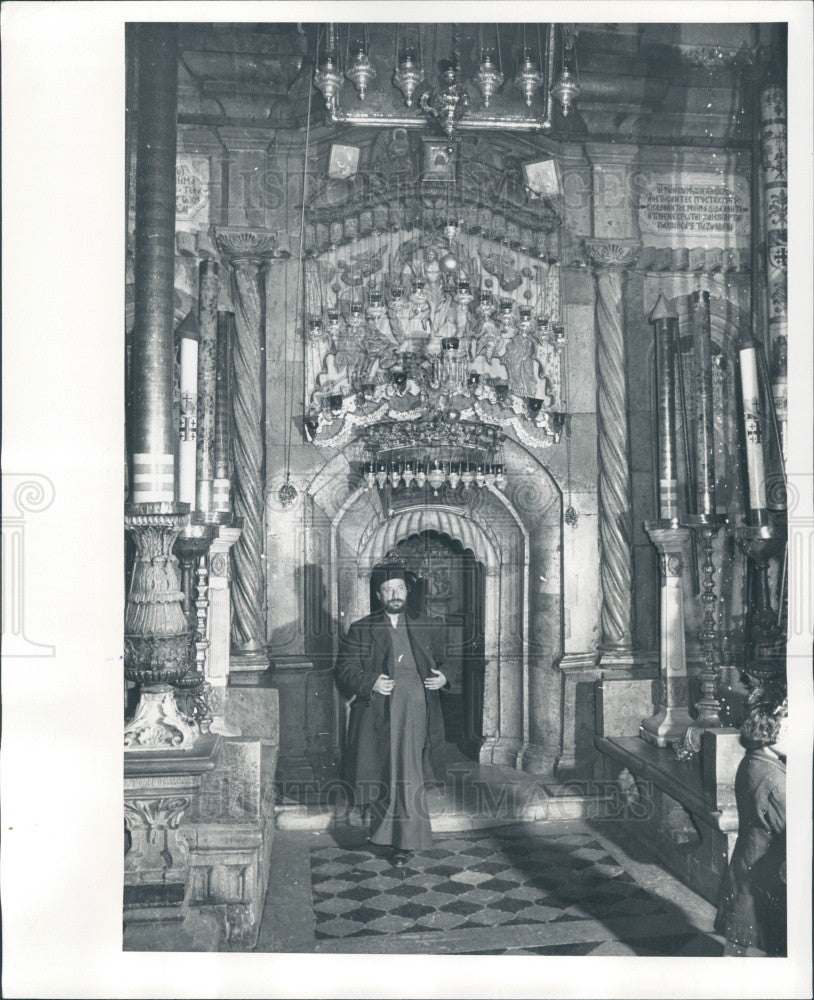 1962 Chapel of Angel Jerusalem Israel Press Photo - Historic Images