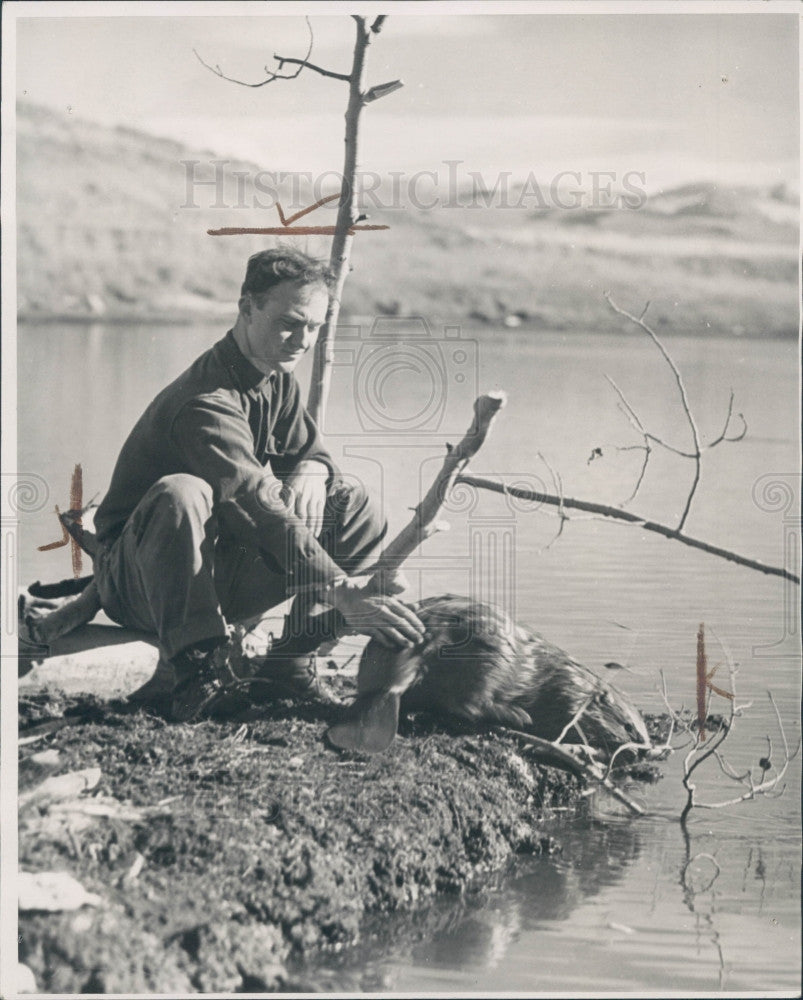 1937 Naturalist Wendell Chapman Press Photo - Historic Images