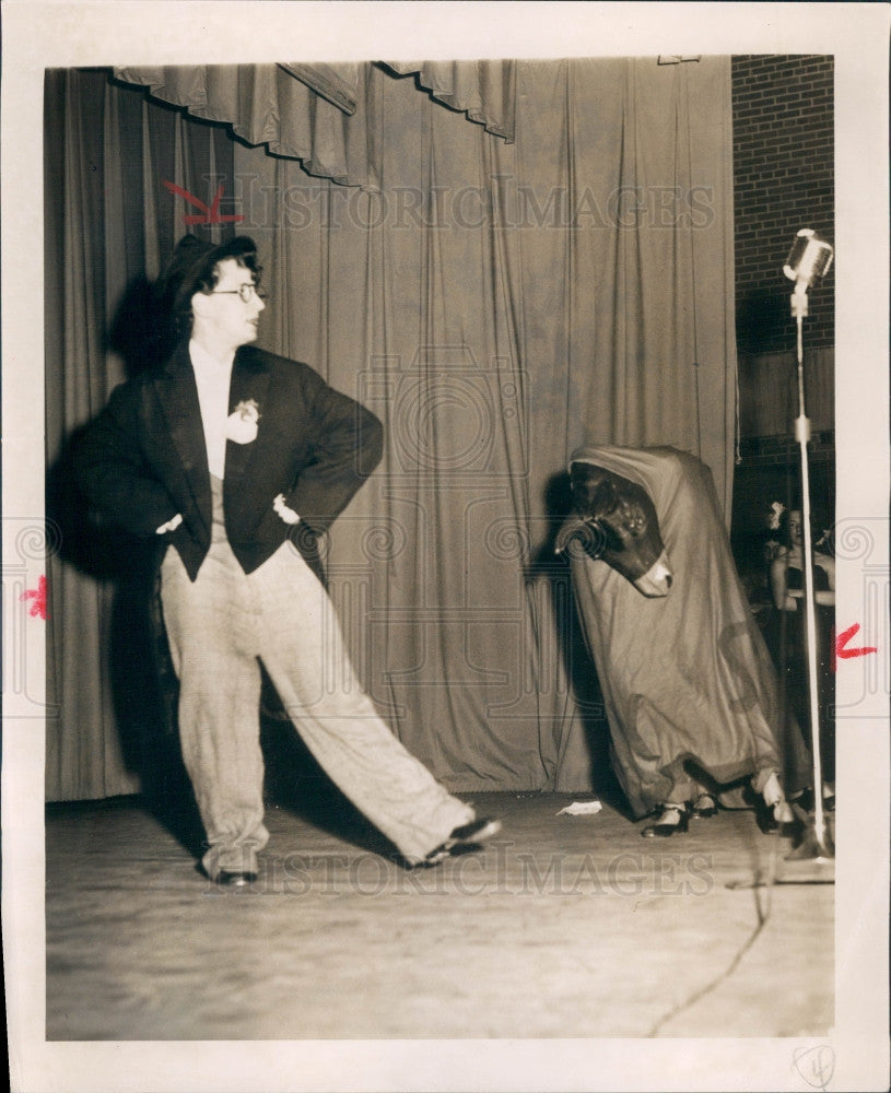 1950 Barney Google Wadsworth Dancing School Press Photo - Historic Images