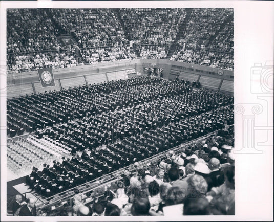 1965 Univ Detroit Graduation Commencement Press Photo - Historic Images