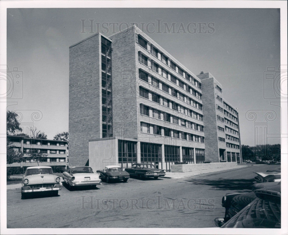 1964 Univ Detroit Shiple Bldg Press Photo - Historic Images