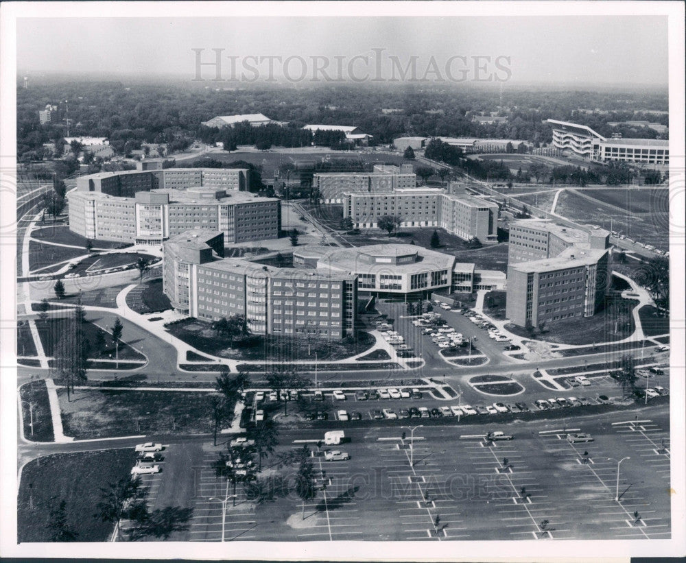 1963 Michigan State Academic Residence Hall Press Photo - Historic Images