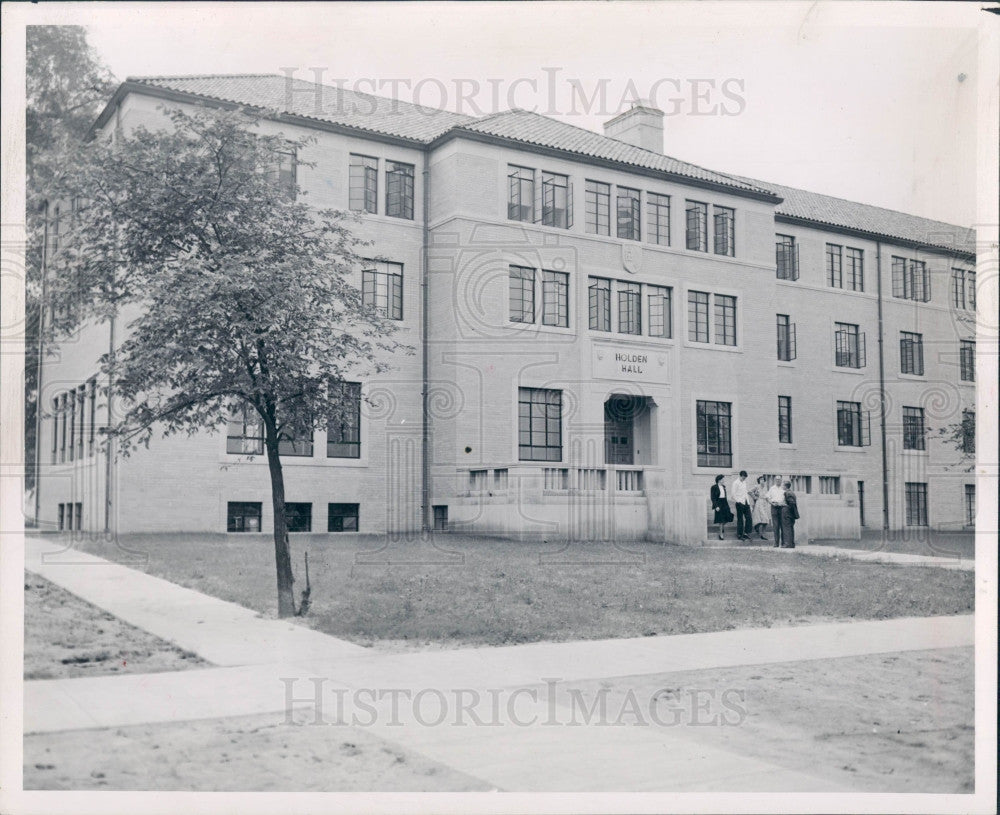 1947 Univ Detroit Holden Hall Press Photo - Historic Images