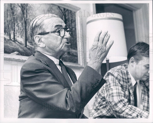 1966 Composer Irving Berlin Press Photo - Historic Images