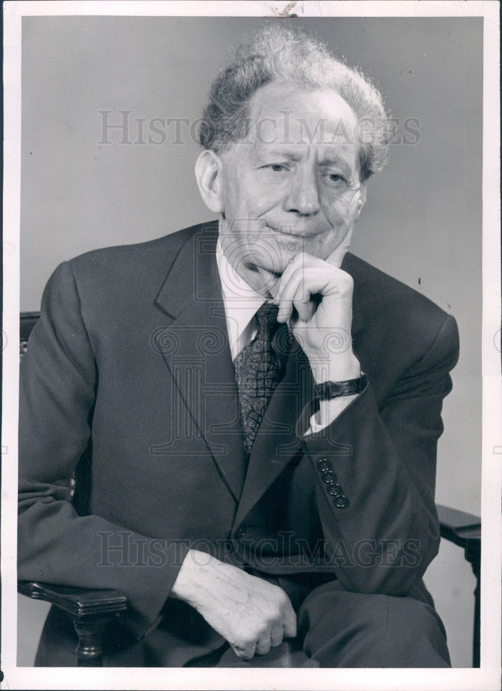1954 Actor Sam Jaffe Press Photo - Historic Images