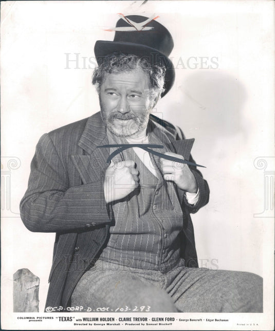 1941 Actor Ed Buchanan Press Photo - Historic Images