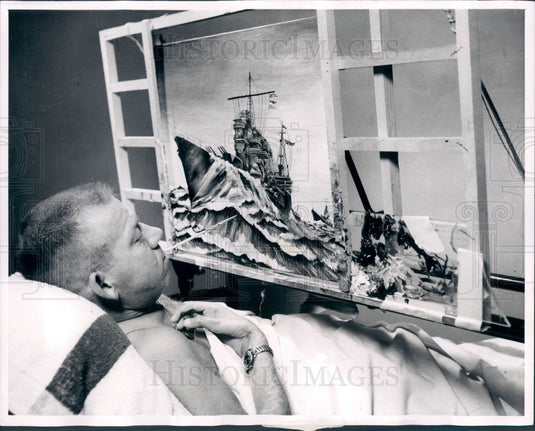 1961 Artist James Wallace Jr. Press Photo - Historic Images