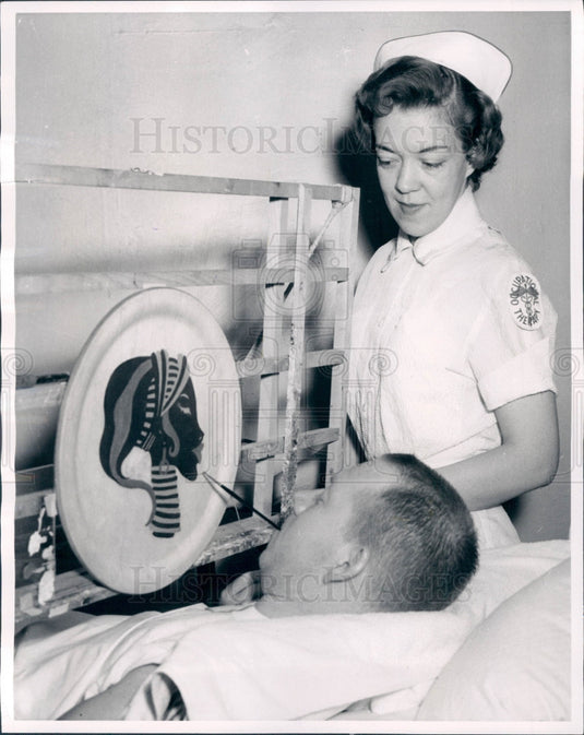 1961 Artist James Wallace Jr. Press Photo - Historic Images