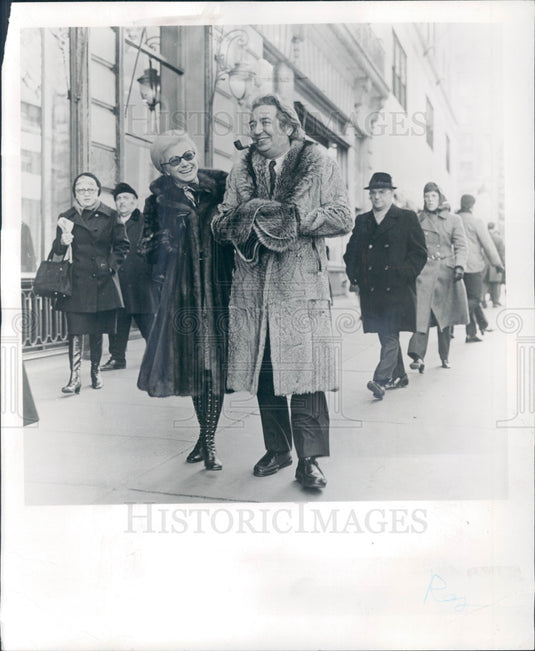 1971 Author Irving Wallace Press Photo - Historic Images