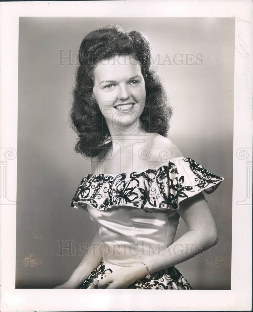 1953 Actress Andrea Wallace Press Photo - Historic Images