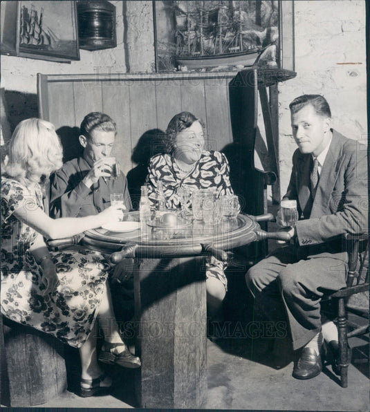 1950 Great Britain Salcombe Hotel Press Photo - Historic Images