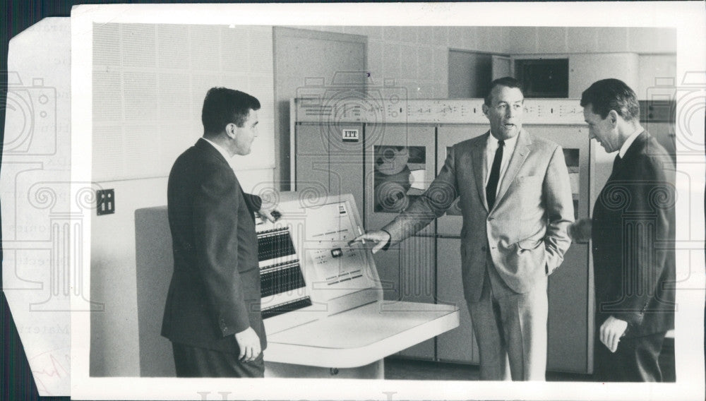 Undated ITT ADX Data Exchange System Press Photo - Historic Images