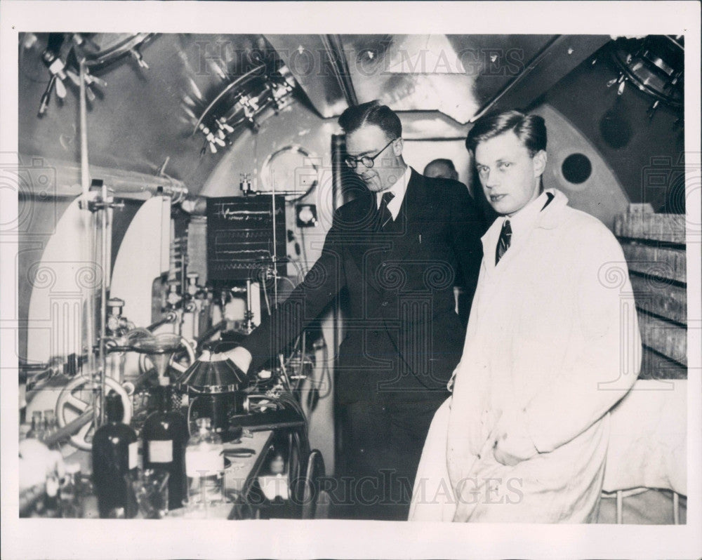 1938 Belgium Air Pressure Testing Press Photo - Historic Images